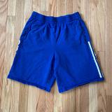 Adidas Bottoms | Adidas Shorts Youth Xl Blue White Logo Fleece Outdoors Athletic Casual Boys | Color: Blue/White | Size: Xlb