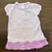 Ralph Lauren Dresses | Baby Girls Ralph Lauren Purple Striped Ruffle Dress Size 6 Months | Color: Purple/White | Size: 6-9mb