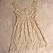 American Eagle Outfitters Dresses | American Eagle Outfitters Cream Lace Dress | Color: Cream | Size: 6