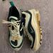 Nike Shoes | Nike Air Max 98 Men's Shoes White-Neptune Green-Navy | Color: Blue/White | Size: 8