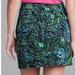 Lilly Pulitzer Skirts | Lilly Pulitzer Tulah Skirt Printed Corduroy - Navy & Green Paisley - Size 8 | Color: Blue/Green | Size: 8