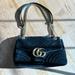 Gucci Bags | Gucci Velvet Matelasse Medium Gg Marmont Shoulder Bag Black | Color: Black | Size: Os