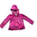 Adidas Jackets & Coats | Adidas Girls Toddler Size 24 Months Pink Hooded Jacket Full Zip Ruffle Trim Long | Color: Pink | Size: 18-24mb