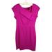 J. Crew Dresses | - J. Crew Hot Pink Fuschia Origami Sheath Crepe Wool Dress | Color: Pink | Size: 6