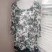 Anthropologie Dresses | Nwot Anthropologie Fei Dress Size: L, Black Green Floral Sheer Dress | Color: Black/Green | Size: L