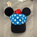 Disney Accessories | New Disney Parks Authentic Minnie Mouse Ears Baseball Cap For Adults Flower | Color: Blue/White | Size: Os