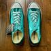 Converse Shoes | Converse All Star Women’s 8.5/Men’s 6.5 Turquoise Metallic, Brand New | Color: Blue | Size: 8.5