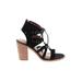 Dolce Vita Heels: Black Solid Shoes - Women's Size 9 - Open Toe