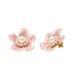 Kate Spade Jewelry | Kate Spade Flora Flower Pearl Statement Earrings In Pink | Color: Pink/White | Size: Os