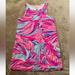 Lilly Pulitzer Dresses | Lilly Pulitzer Silk Dress Jackie Shift Dress Magenta Oh My Guava Pink Size Xs | Color: Pink | Size: Xs