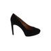 H&M Heels: Pumps Stilleto Minimalist Black Print Shoes - Women's Size 38 - Round Toe