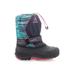 Kamik Boots: Winter Boots Chunky Heel Casual Teal Shoes - Women's Size 5 - Round Toe