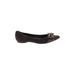 Stuart Weitzman Flats: Brown Print Shoes - Women's Size 9 - Pointed Toe