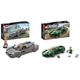 LEGO 76907 Speed Champions Lotus Evija, Bausatz für Modellauto & 76915 Speed Champions Pagani Utopia Rennwagen und Spielzeug-Modellbausatz