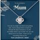 Luarxa Best Mum Necklace for Women, Mama Necklace Chritsmas, Mother Daughter Necklace Mom Gifts Mother's Day, Jewelry, Gifts Birthday For Mum (14K White Gold Finish Standard Box)