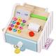 TOYANDONA 1 Set Cash Register Toy Children Pretend Cash Toy Play Store Bank Play Toys Wooden Cashier Plaything Pretend till Cash Register Playset Childrens Toys Paper Tool Table Puzzle