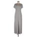 Lularoe Casual Dress - Maxi: Gray Marled Dresses - Women's Size Medium