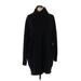 Lulus Casual Dress - Sweater Dress: Black Dresses - Women's Size Small