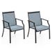 Costway 2 Piece Patio Dining Chairs Large Outdoor Chairs with - See Details