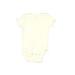 Gerber Organic Short Sleeve Onesie: Ivory Solid Bottoms - Size 18 Month