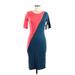 Lularoe Casual Dress - Sheath: Blue Color Block Dresses - New - Women's Size Small