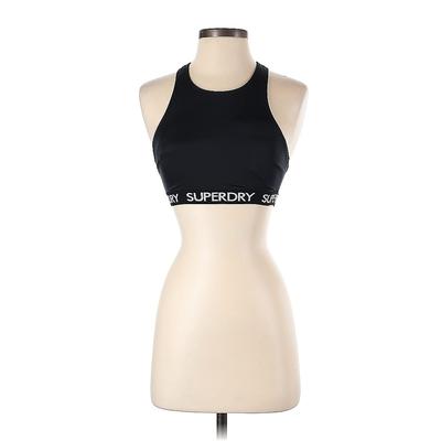 Superdry Sports Bra: Black Graphic Activewear - Women's Size 2X-Small