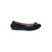 Cole Haan Flats: Blue Solid Shoes - Women's Size 9 1/2 - Almond Toe