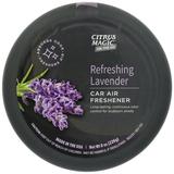 Citrus Magic On The Go Odor Absorbing Solid Air Freshener for Auto Refreshing Lavender 8-Ounce