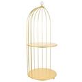 NUOLUX Bathroom Cosmetic Stand Makeup Display Stand Birdcage Rack Stand Cupcake Holder