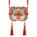 Colcolo Embroidery Hanfu Bag Cosmetic Bag Dress up Handmade Crossbody Bag Party Home A