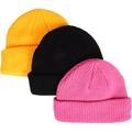 3 Pcs Autumn Knitted Warm Hat Windproof Hats Ski Skull Cap for Multifunctional Man