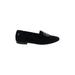 Simply Vera Vera Wang Flats: Smoking Flat Chunky Heel Classic Black Solid Shoes - Women's Size 8 - Almond Toe