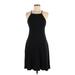 Tart Casual Dress - A-Line Halter Sleeveless: Black Solid Dresses - New - Women's Size Medium