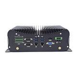 VENOEN Mini ITX PC Induatrial Rugged Computer Intel Core i7 10510U 4 Cores 8 Threads 64GB DDR4 RAM 512GB SSD HDMI VGA 2 Intel Gigabit LAN USB3.0 LPT GPIO Dust-Free Auto Powe On Restart Wide Voltage