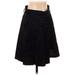 Zara Casual Skirt: Black Solid Bottoms - Women's Size X-Small