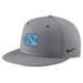 Men's Nike Gray North Carolina Tar Heels USA Side Patch True AeroBill Performance Fitted Hat