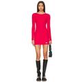 Alexander Wang Crewneck Dress in Red. Size L, M, S, XL.