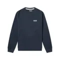 Barbour , Essential Crew Sweatshirt Navy ,Blue male, Sizes: L, XL, M