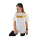 Balmain , Short Sleeve Gold Print T-Shirt ,White female, Sizes: 13 Y