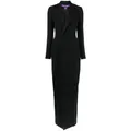 Ralph Lauren , Kristian Long Sleeve Evening Dress ,Black female, Sizes: S