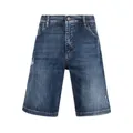 Dolce & Gabbana , Faded Denim Shorts with Distressed Details ,Blue male, Sizes: 2XL, XL