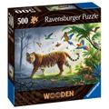 Ravensburger Jungle Tiger Wooden Jigsaw Puzzle - 500 Pieces