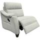 G Plan Hurst Large Recliner Unit - Leather Grade N - Rhf - Manual Recliner, Geometric, 1 seat unit