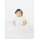 Baby girls ivory christening gown - Miriam