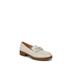 Women's London 2 Flat by LifeStride in Bone Faux Leather (Size 6 1/2 M)