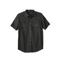 Men's Big & Tall Boulder Creek® Short Sleeve Shirt by Boulder Creek in Grey Wash (Size 2XL)