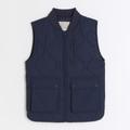 River Island Boys Navy Quilted Gilet