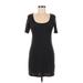 H.I.P. Happening in the Present Casual Dress - Mini: Black Stripes Dresses - Women's Size Medium