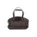 Louis Vuitton Shoulder Bag: Embossed Brown Checkered/Gingham Bags