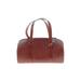 Louis Vuitton Leather Shoulder Bag: Embossed Burgundy Print Bags